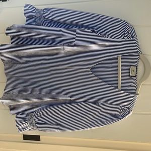 Tuckernuck flowy striped blouse